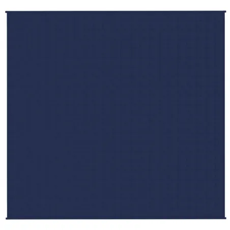 Couverture lestée Bleu 220x230 cm 11 kg Tissu