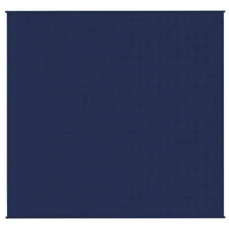 Couverture lestée Bleu 220x240 cm 15 kg Tissu