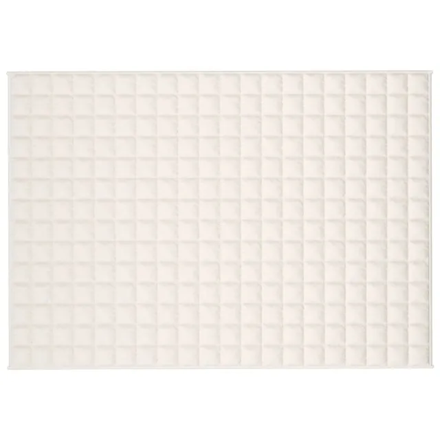 Couverture lestée Crème clair 140x200 cm 6 kg Tissu
