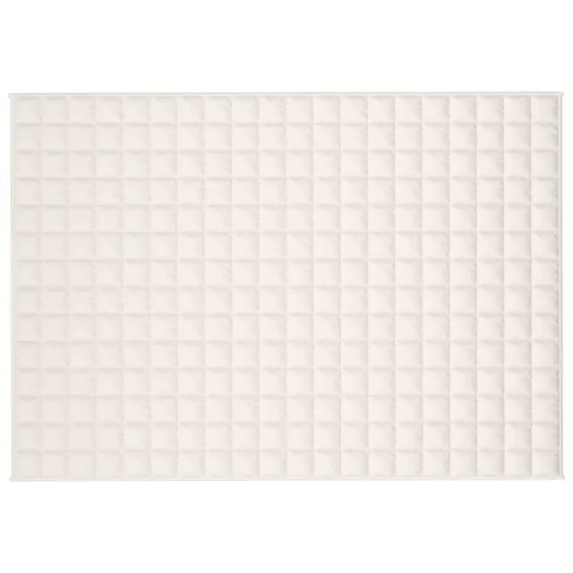 Couverture lestée Crème clair 140x200 cm 10 kg Tissu