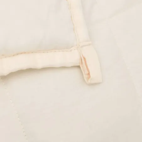 Couverture lestée Crème clair 220x240 cm 15 kg Tissu