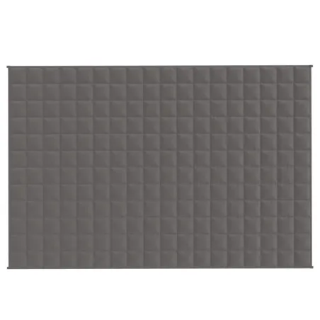Couverture lestée Gris 122x183 cm 9 kg Tissu