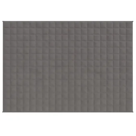 Couverture lestée Gris 152x203 cm 7 kg Tissu