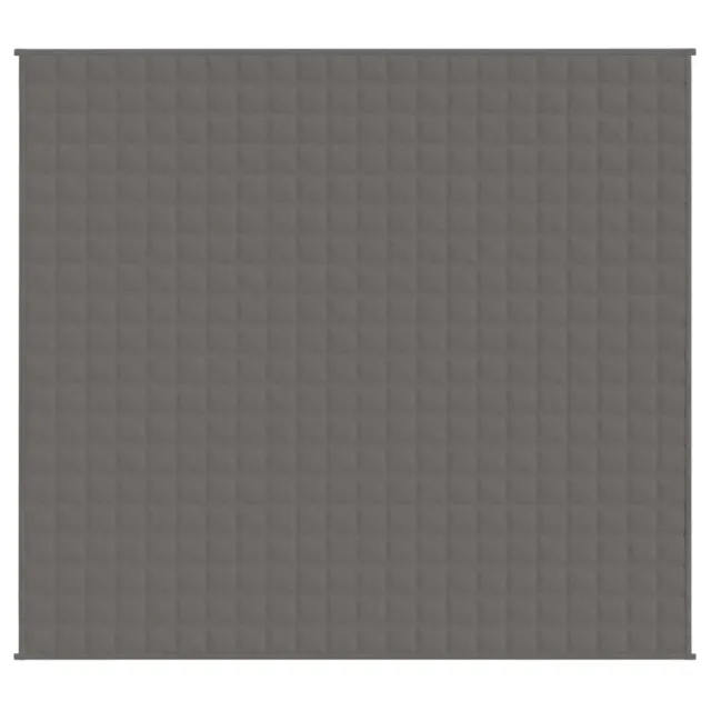 Couverture lestée Gris 200x220 cm 13 kg Tissu