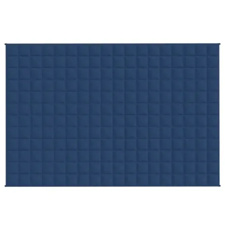 Couverture lestée Bleu 135x200 cm 10 kg Tissu