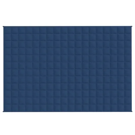 Couverture lestée Bleu 137x200 cm 10 kg Tissu