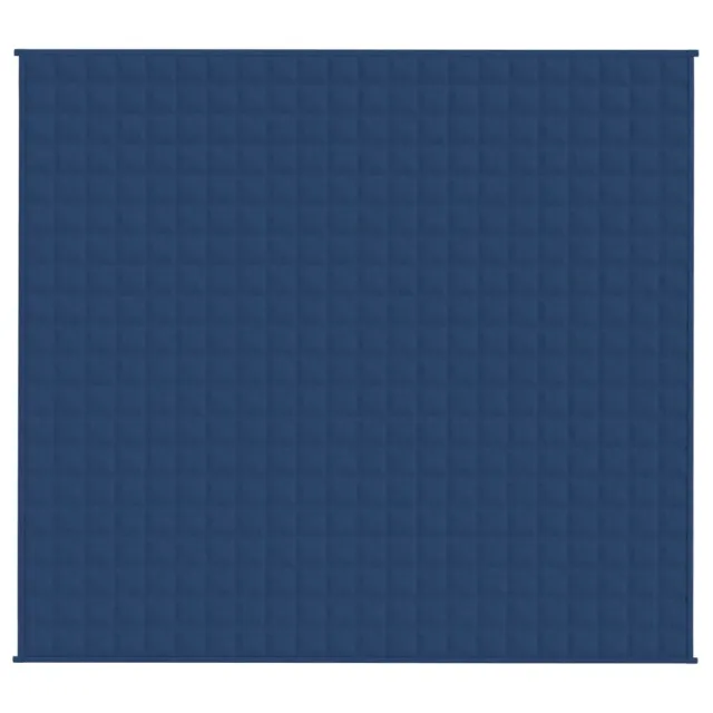 Couverture lestée Bleu 200x220 cm 13 kg Tissu