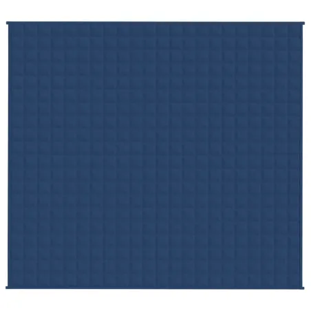 Couverture lestée Bleu 200x230 cm 13 kg Tissu