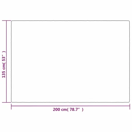 Couverture lestée avec housse Gris 135x200 cm 10 kg Tissu