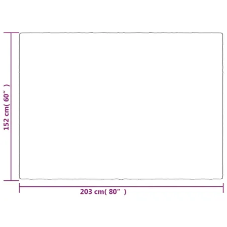 Couverture lestée avec housse Gris 152x203 cm 11 kg Tissu