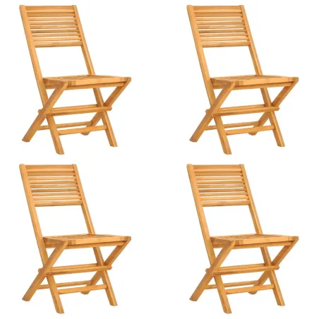 Ensemble à manger de jardin 5 pcs Bois de teck massif