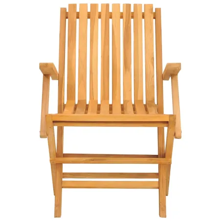 Chaises de jardin pliantes lot de 4 61x67x90cm bois massif teck