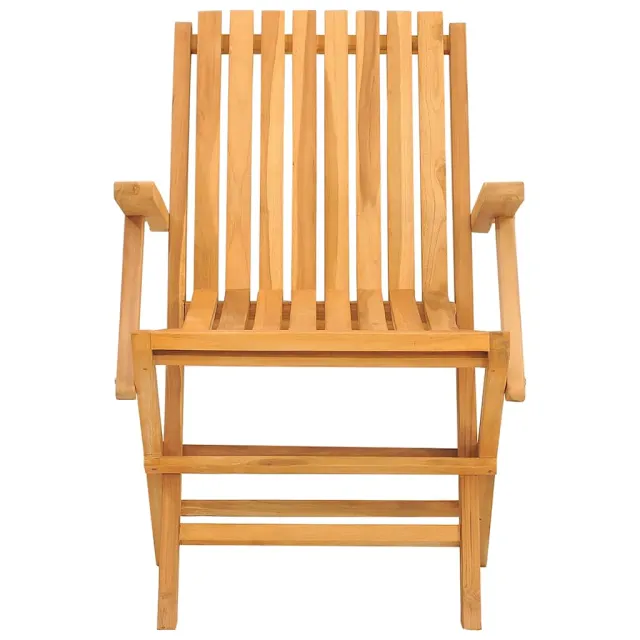 Chaises de jardin pliantes lot de 6 61x67x90cm bois massif teck