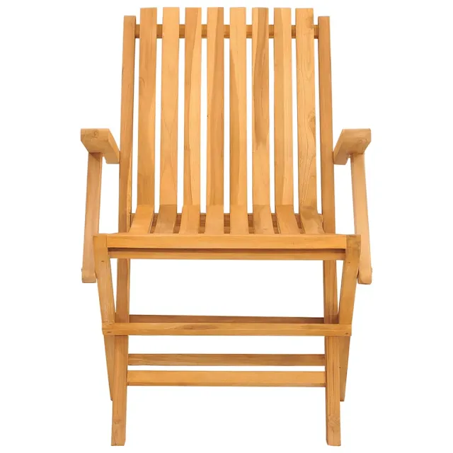 Chaises de jardin pliantes lot de 8 61x67x90cm bois massif teck