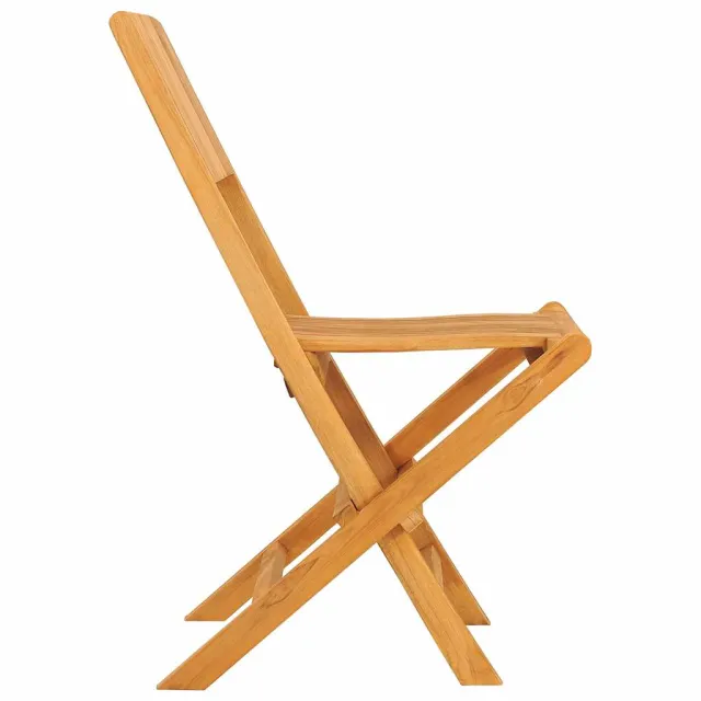 Chaises de jardin pliantes lot de 8 47x61x90cm bois massif teck