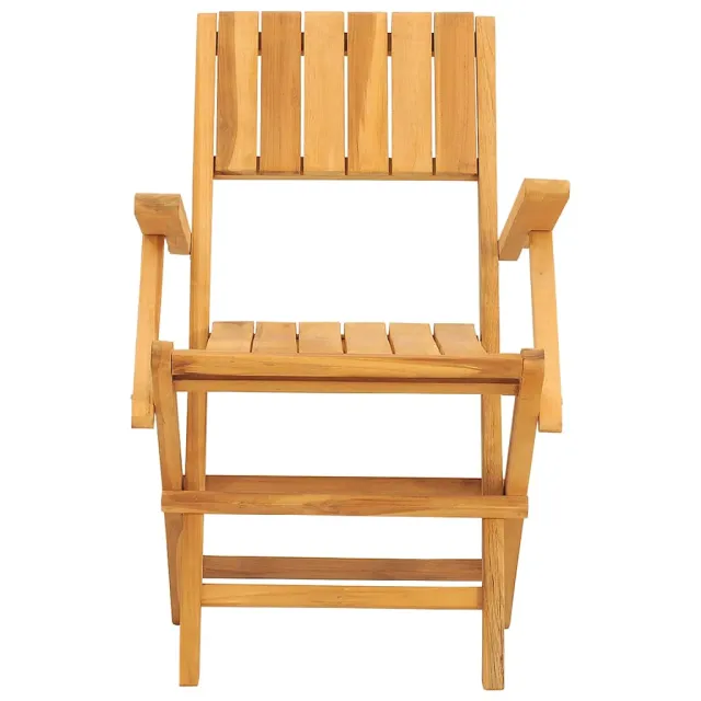Chaises de jardin pliantes lot de 8 55x62x90cm bois massif teck