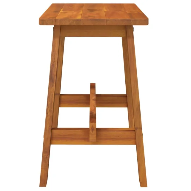 Tabouret 45x29x45 cm Rectangulaire Bois d'acacia solide