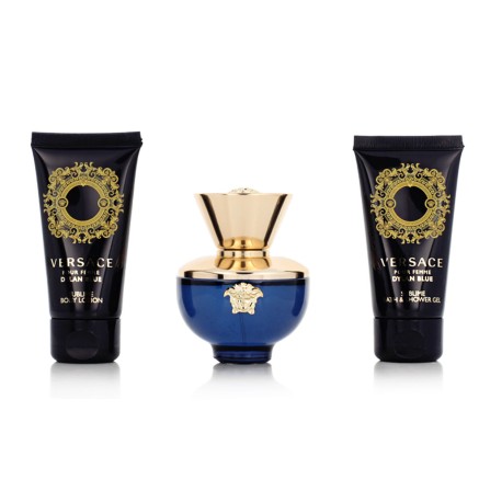 Women's Perfume Set Versace EDP Dylan Blue 3 Pieces 2