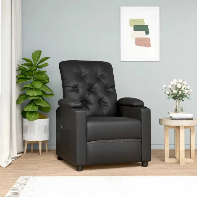 Fauteuil Noir Similicuir