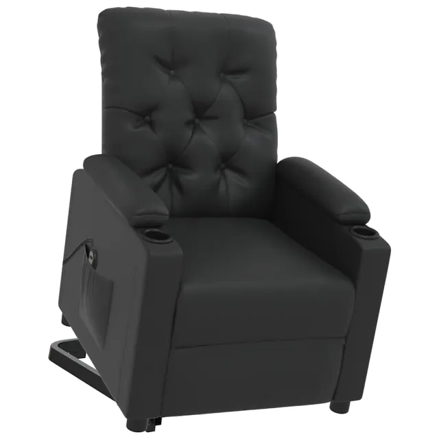 Fauteuil Noir Similicuir