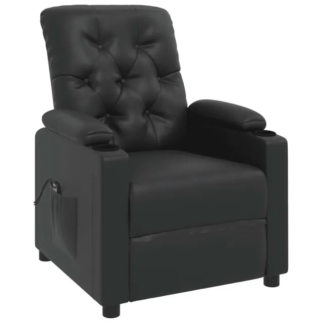 Fauteuil Noir Similicuir