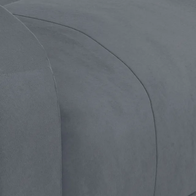 Fauteuil inclinable électrique Gris foncé Velours