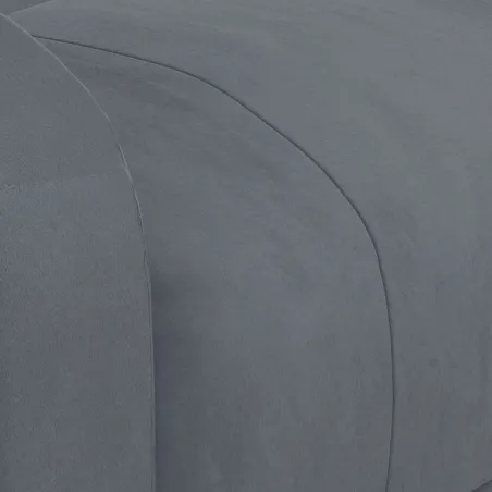 Fauteuil inclinable électrique Gris foncé Velours