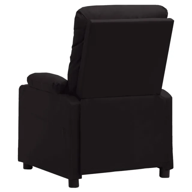 Fauteuil inclinable électrique Noir Similicuir