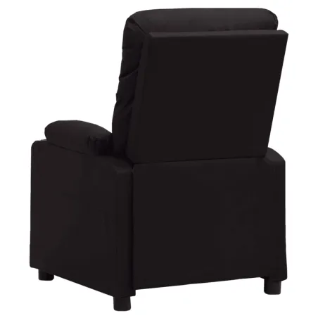 Fauteuil inclinable électrique Noir Similicuir