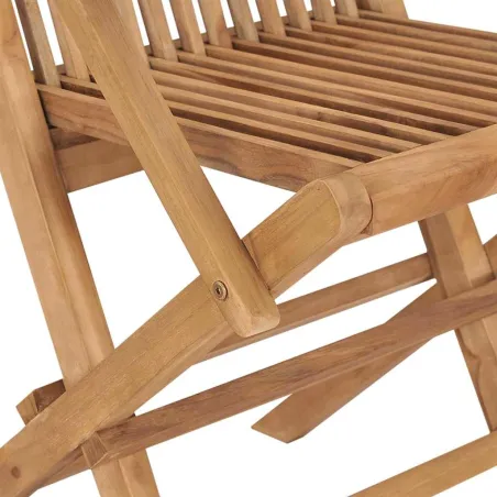 Ensemble de salle à manger pour jardin 7 pcs Marron