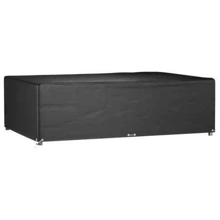 Housses de salon de jardin 2 pcs 12 œillets rectangulaire