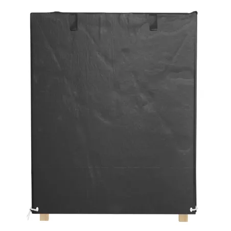 Housses de balancelle 2 pcs 8 œillets 125x90x135/165 cm PE