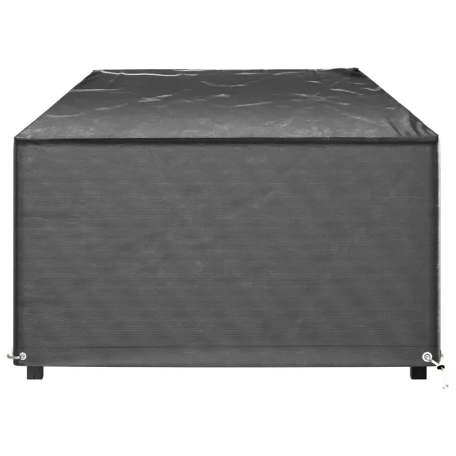 Housses pour chaise longue 2 pcs 12 œillets 205x75x40 cm PE