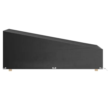 Housses pour chaise longue 2 pcs 12 œillets 205x75x40/70 cm PE