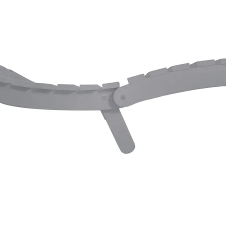 Chaises longues lot de 2 gris 184x55x64 cm bois massif acacia