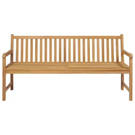 Banc de jardin 175 cm Bois de teck solide 2