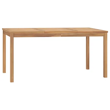 Table à dîner de jardin 160x80x77 cm Bois de teck solide