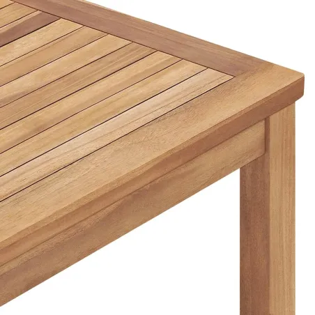 Table à dîner de jardin 160x80x77 cm Bois de teck solide