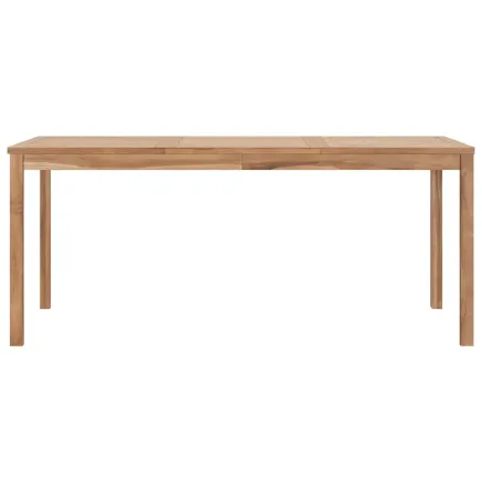 Table à dîner de jardin 180x90x77 cm Bois de teck solide 2