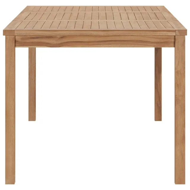 Table à dîner de jardin 180x90x77 cm Bois de teck solide