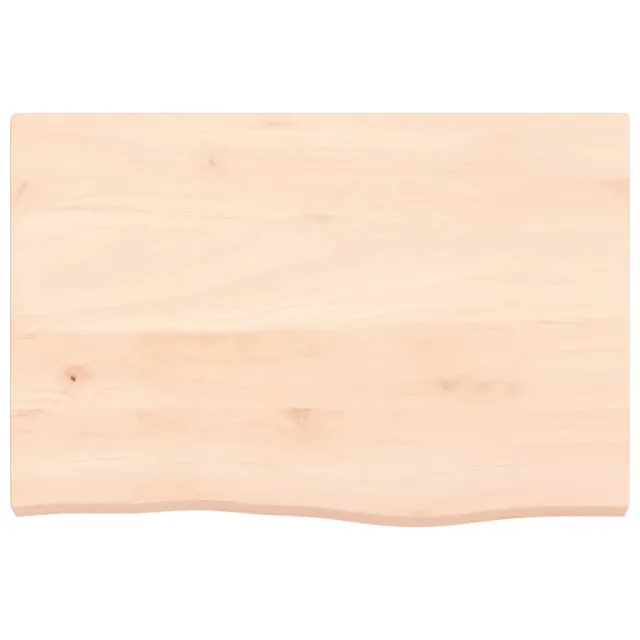 Dessus de table 60x40x(2-4) cm bois de chêne massif non traité