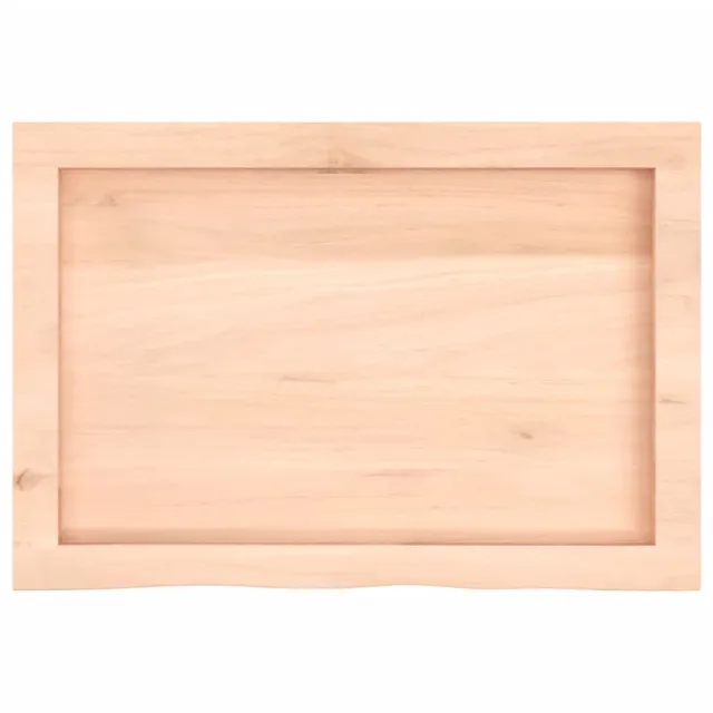 Dessus de table 60x40x(2-4) cm bois de chêne massif non traité