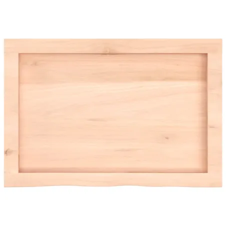 Dessus de table 60x40x(2-6) cm bois de chêne massif non traité