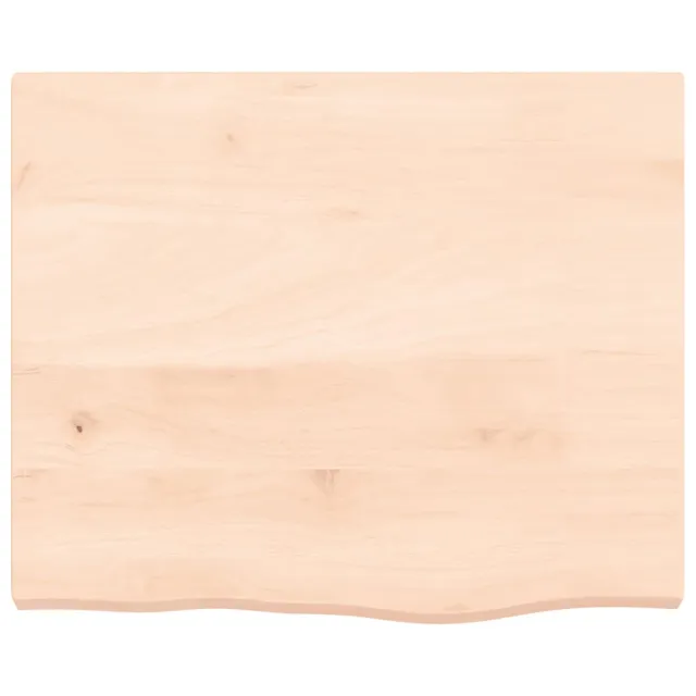 Dessus de table 60x50x(2-4) cm bois de chêne massif non traité
