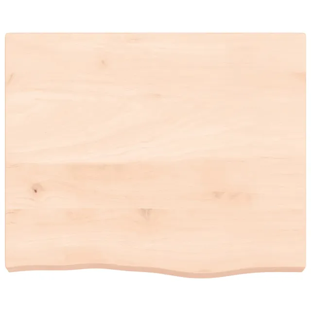 Dessus de table 60x50x(2-6) cm bois de chêne massif non traité