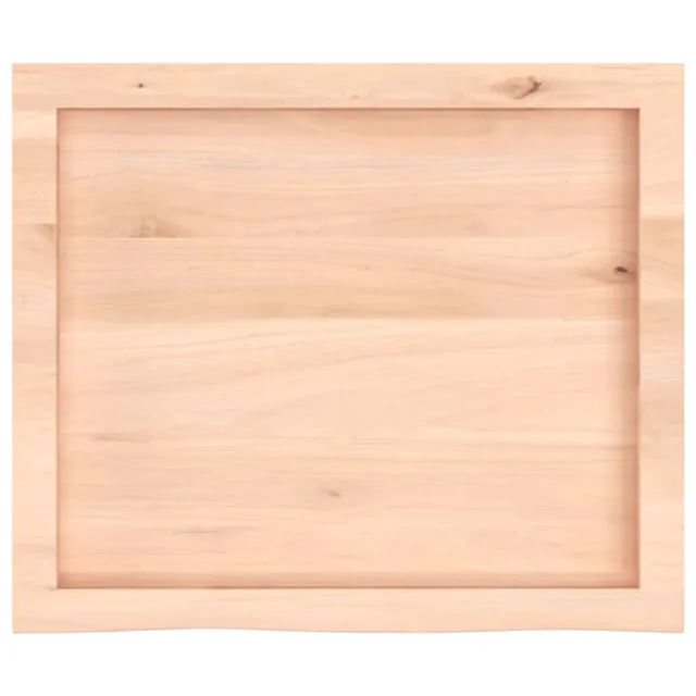 Dessus de table 60x50x(2-6) cm bois de chêne massif non traité