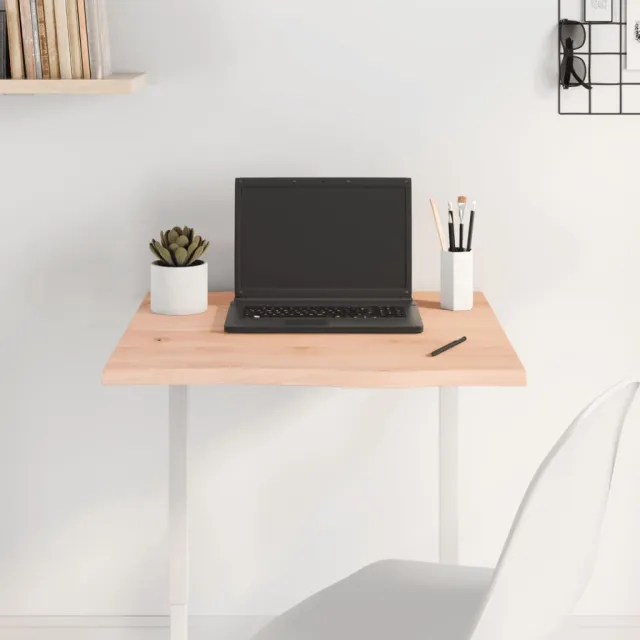 Dessus de table 60x60x2 cm bois de chêne massif non traité