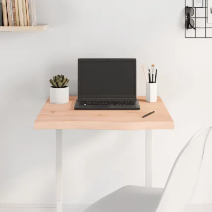 Dessus de table 60x60x(2-4) cm bois de chêne massif non traité