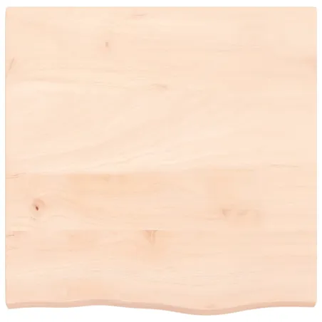 Dessus de table 60x60x(2-4) cm bois de chêne massif non traité