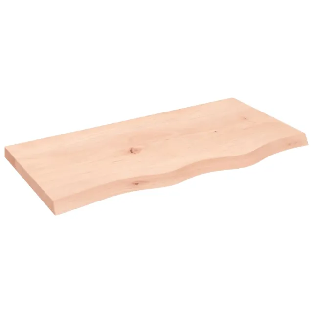 Dessus de table 80x40x(2-4) cm bois de chêne massif non traité